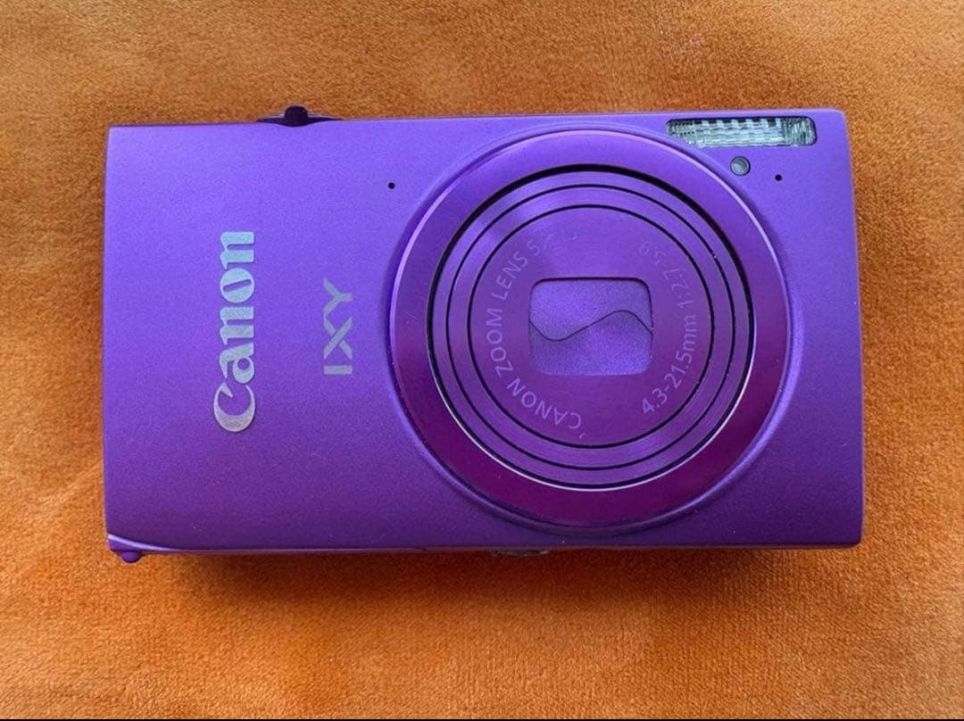 Canon IXY 紫色 デジタルカメラ 本体と付属品