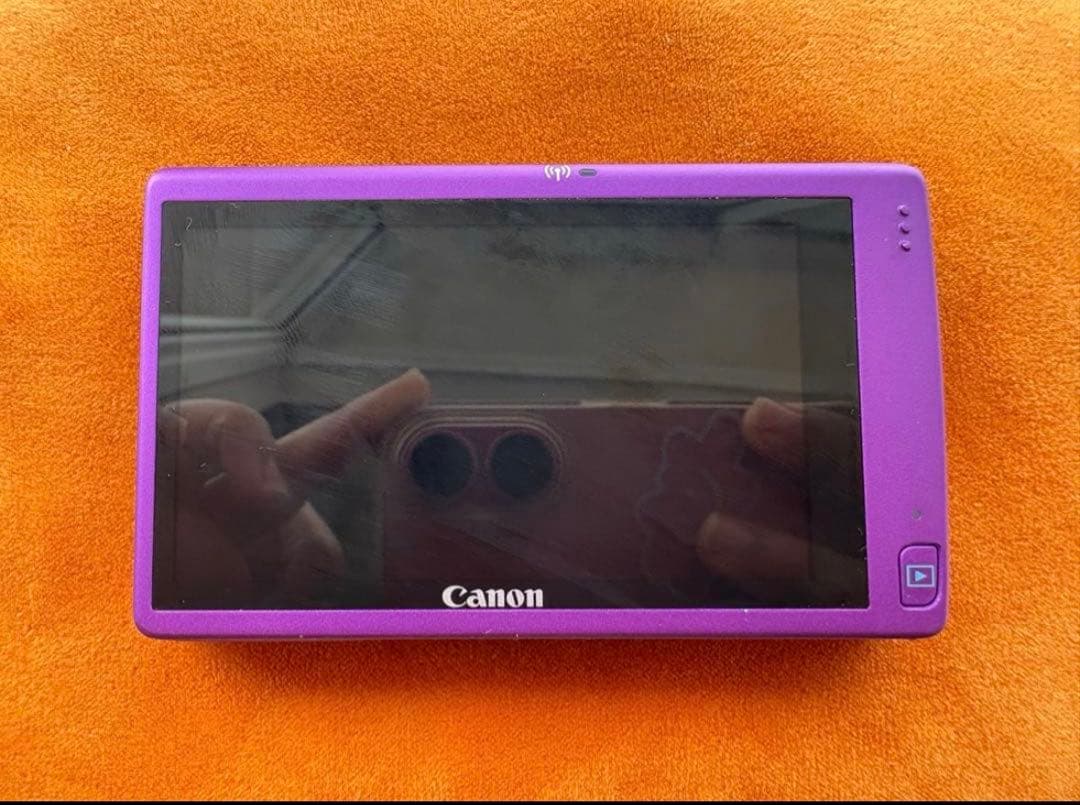 Canon IXY 紫色 デジタルカメラ 本体と付属品