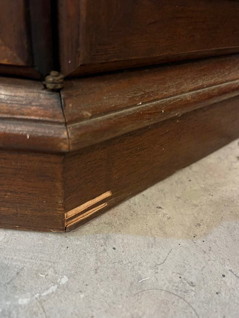 スペイン　アンティーク　オクタゴンサイドテーブル