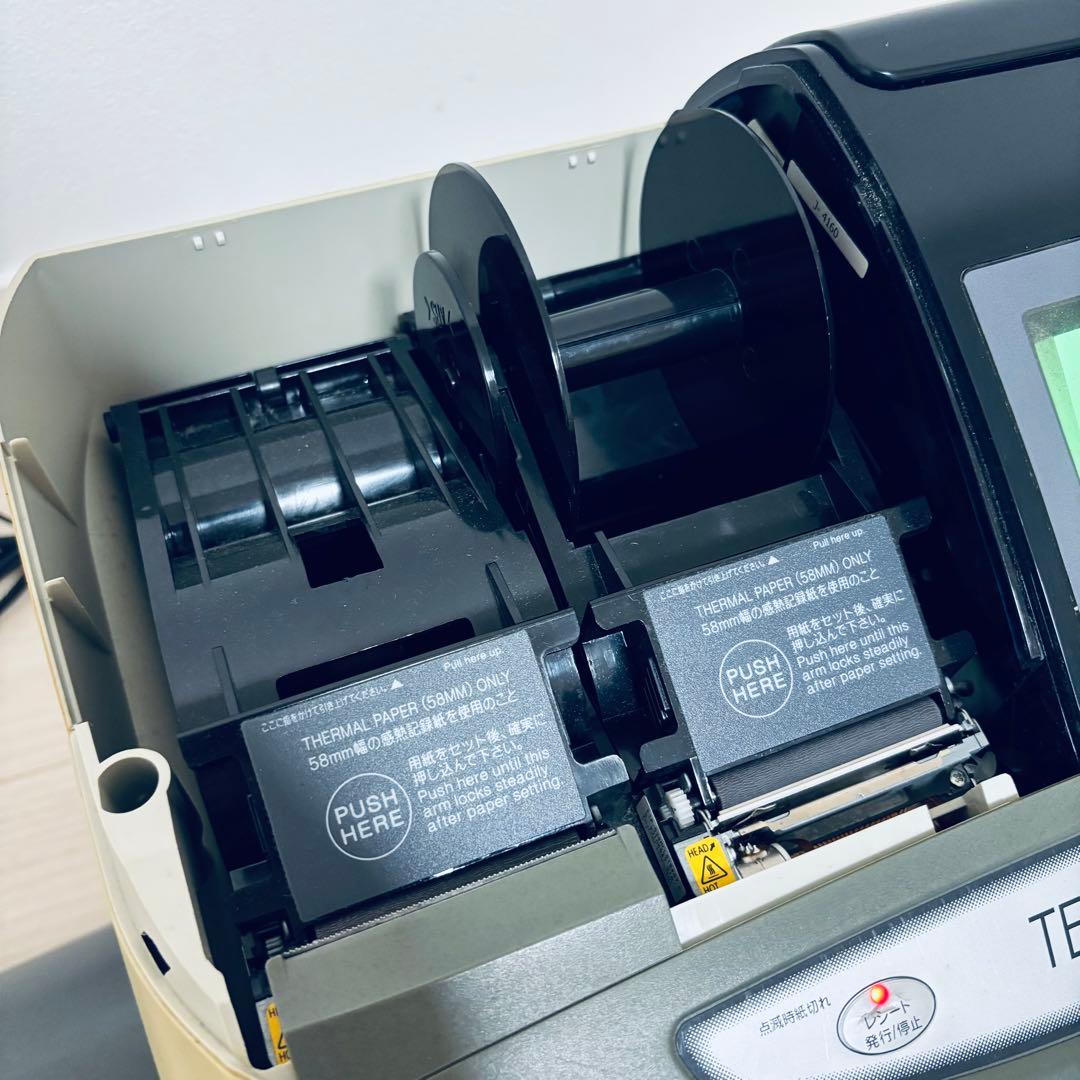 CASIO TE-2100 電子レジスター 鍵付き 取扱説明書あり 現状品