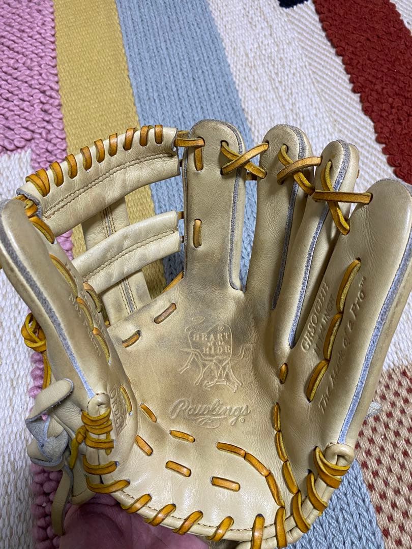 L*n様 ローリングス Rawlings 軟式用 オーダーグローブ（N62型）内