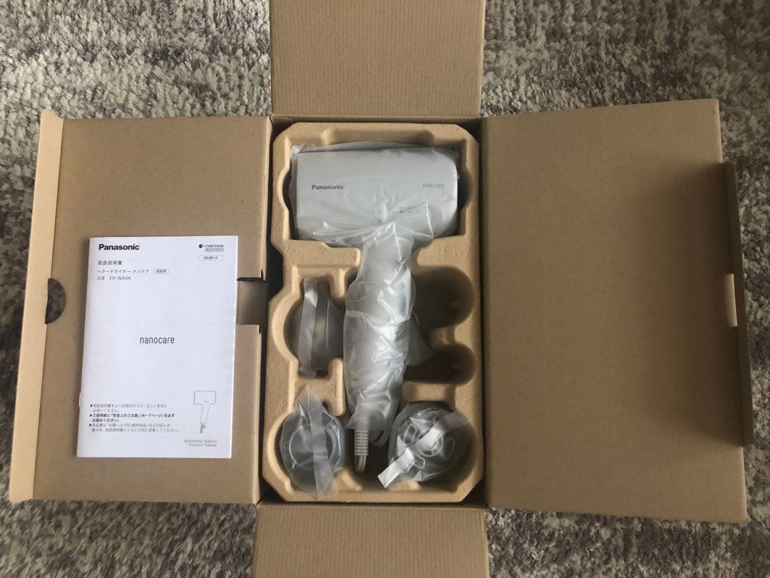 【美品】EH-NA0K-K ミストグレー　パナソニック ナノケア ドライヤー