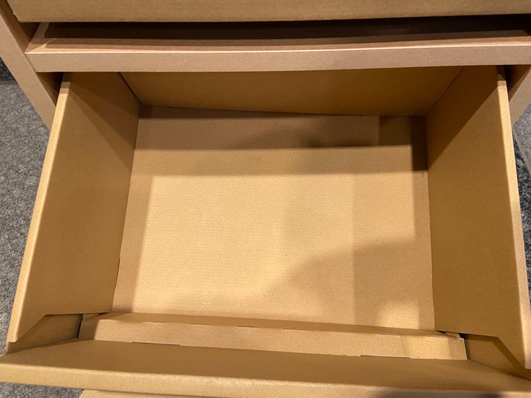 ⭐️送料無料⭐️美品⭐️３個セット⭐️引出し付⭐️パルプボードボックス⭐️無印
