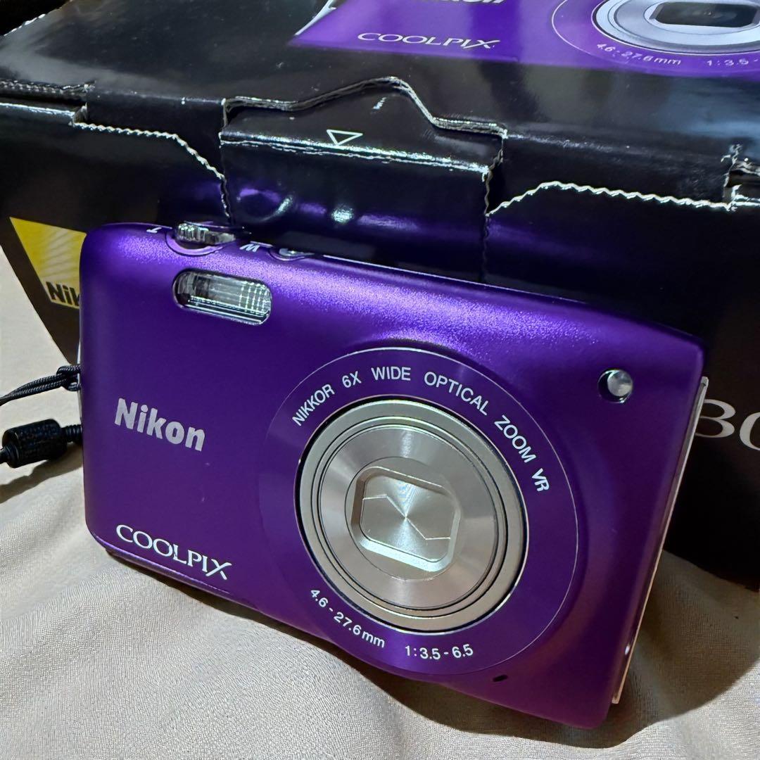 【極美品級・完品】Nikon COOLPIX S3300 パープル 動作確認済