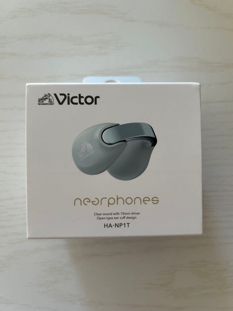 Victor ワイヤレスイヤホン HA-NP1T-W アイスグレー