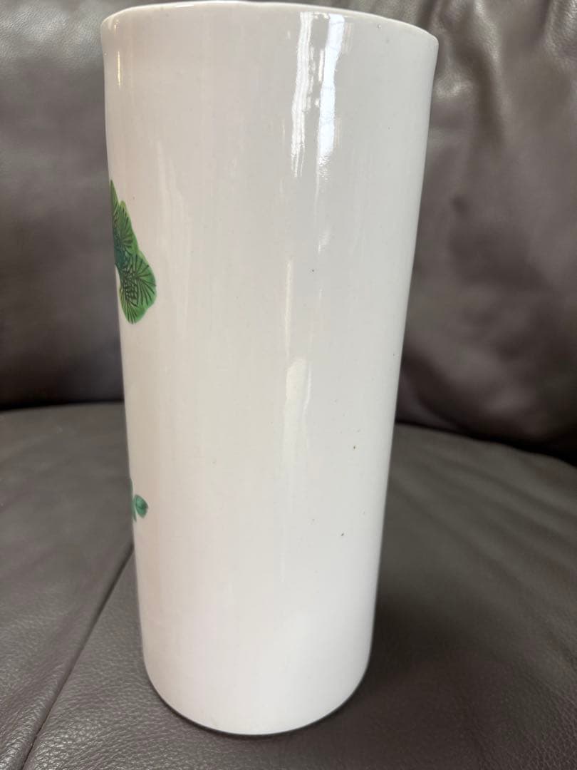 花瓶　花入れ　置物　鳥　鶴