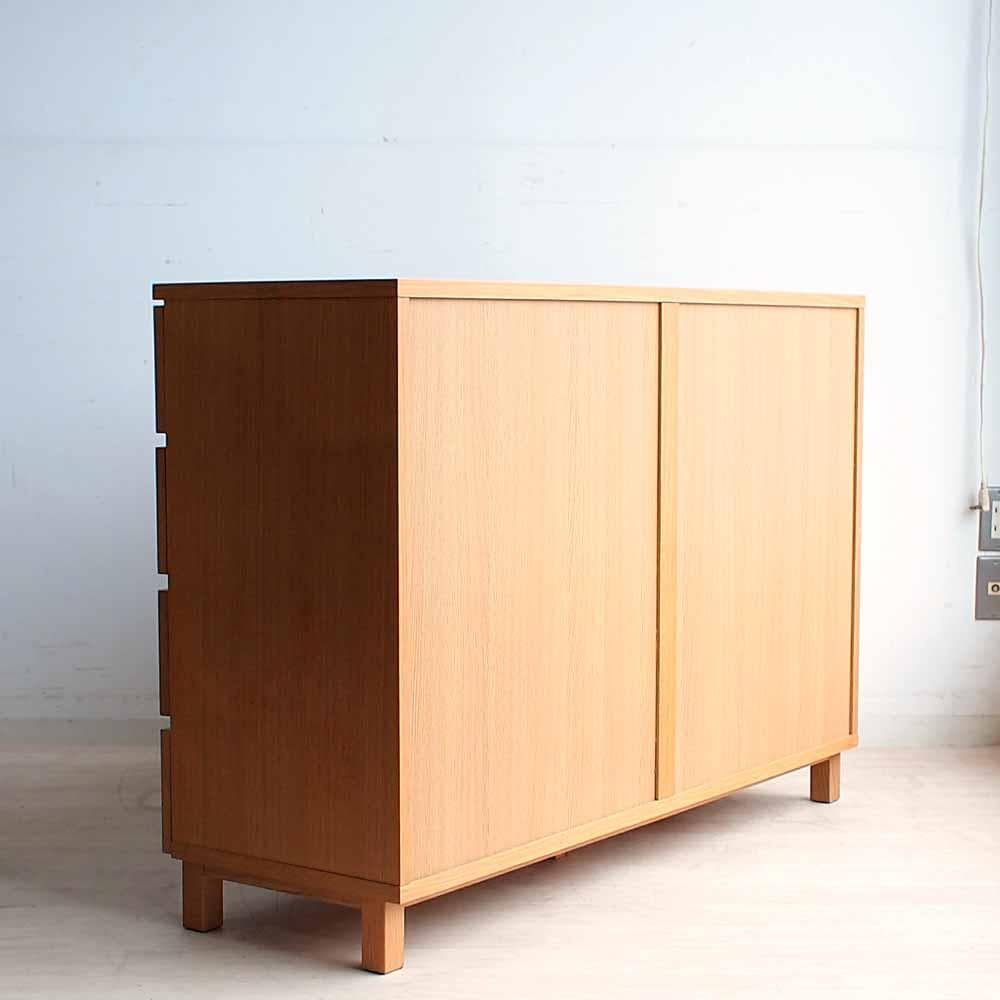 無印良品/MUJI オーク材 ワイドチェスト 120cm ZR24170