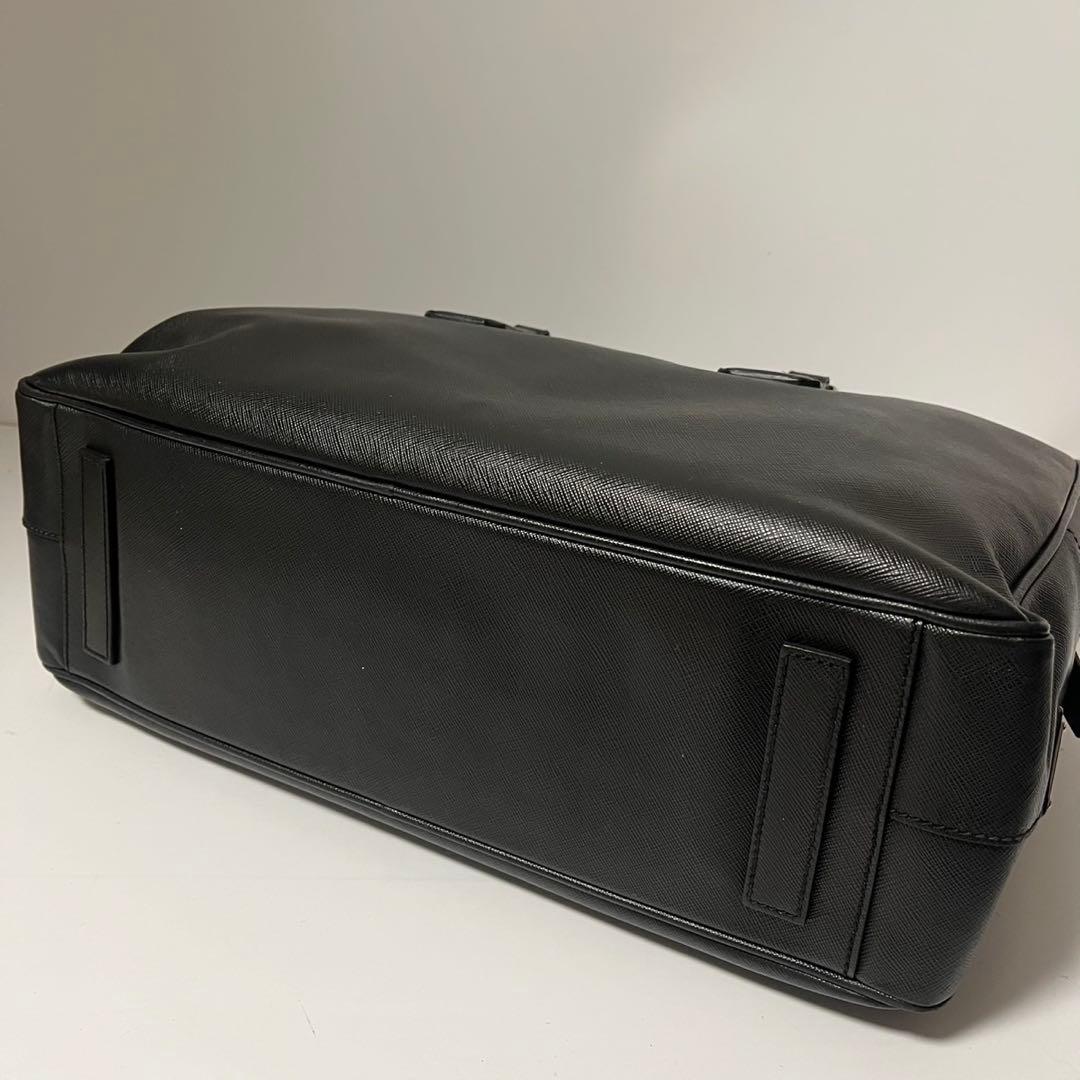 ✨良品✨　PRADA ビジネス　ハンドバッグ　レザー　革　　黒　レザー