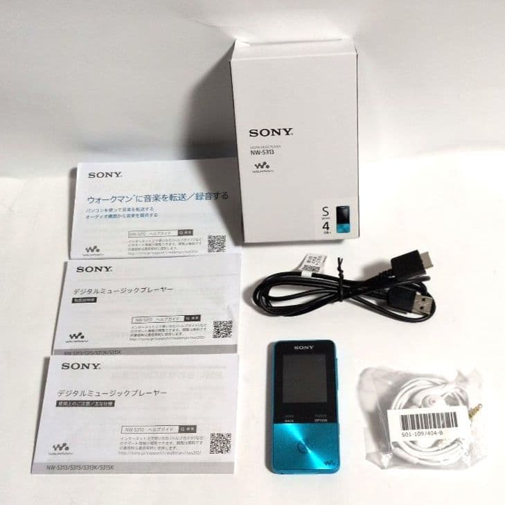 SONYウォークマンNW-S313 4GBブルー2025年10月ヨドバシCで購入