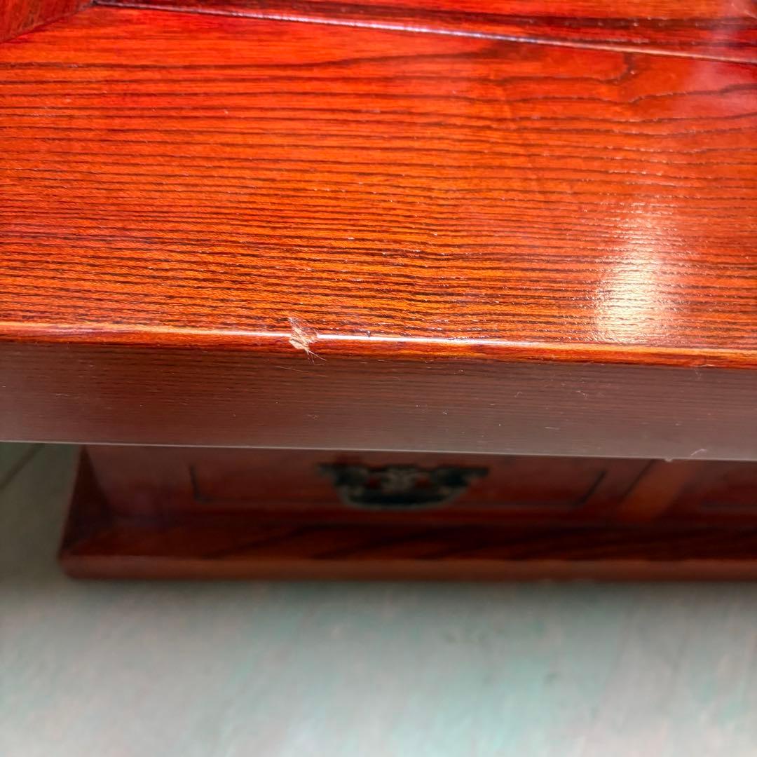 関西火鉢 長火鉢 欅 囲炉裏 ローテーブル けやき 木製 和家具 囲炉裏座卓