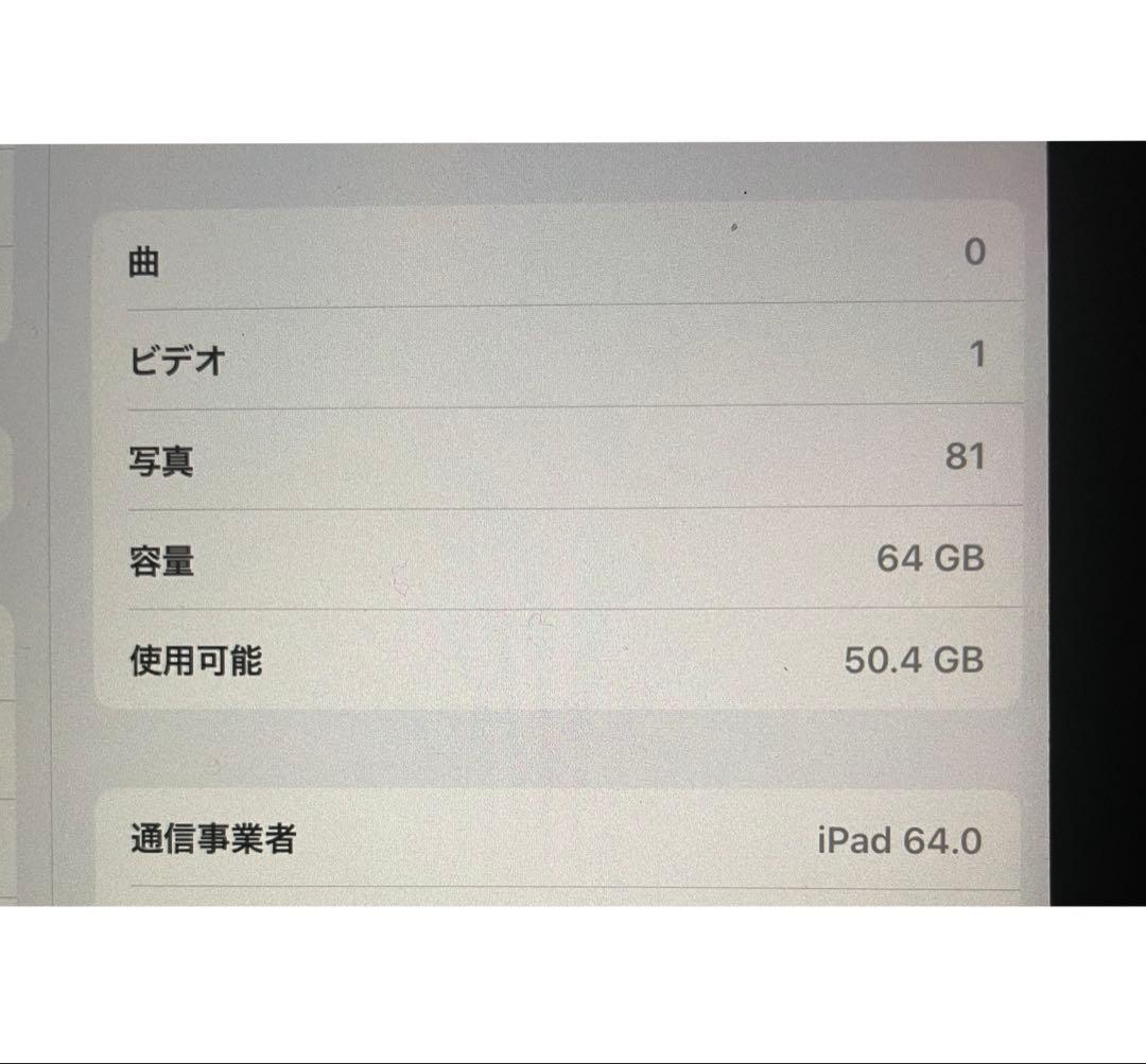 アップル　iPad mini 5 Cellular 64GB 本体のみ
