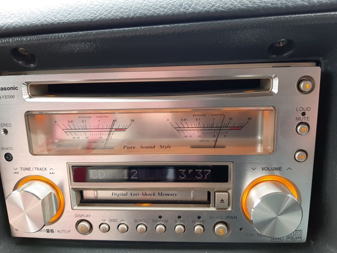 マ*3様 Panasonic CQVX-5500 CD・MDデッキ