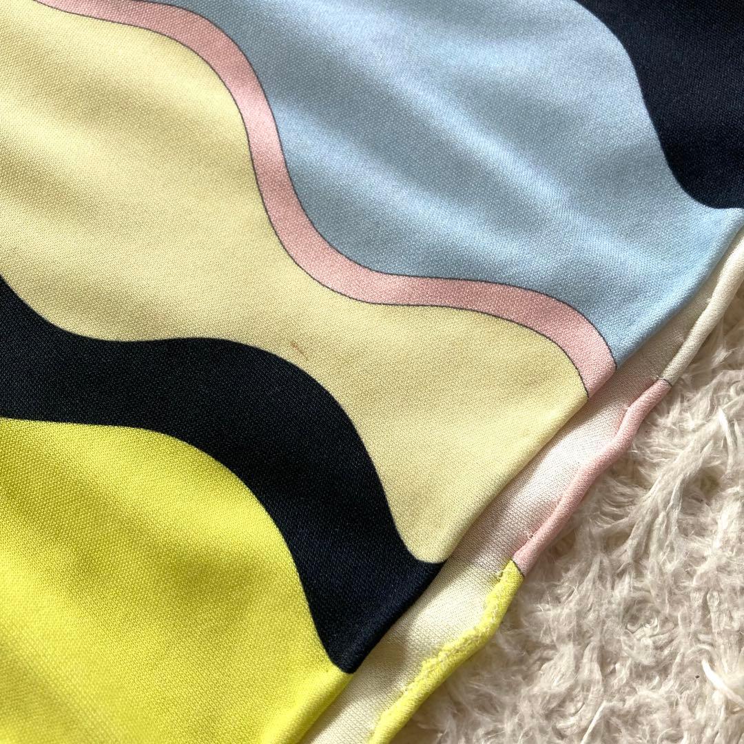 エミリオプッチ シルク混 プッチ柄 ワンピース 総柄 幾何学模様 マルチカラー