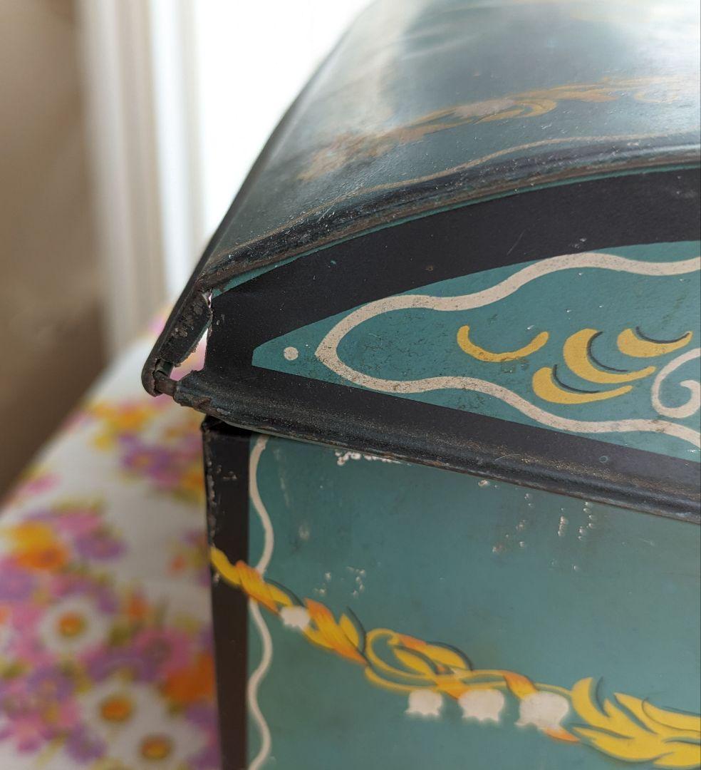 アンティーク　ティン缶　チョコレート＆キャンディボックス