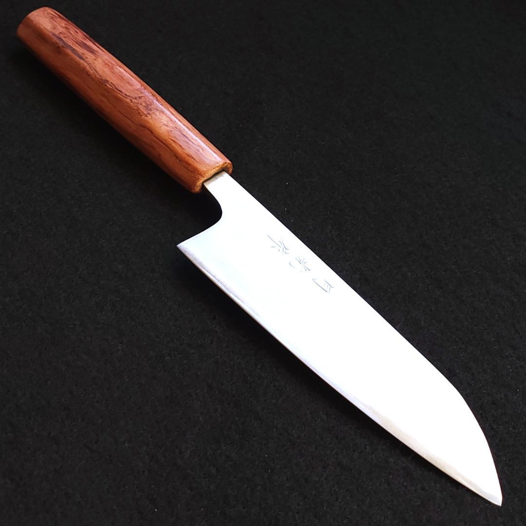 青紙スーパー 磨 万能包丁 170㎜ G9378 焼柄 日本製 月光作