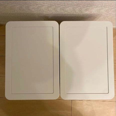 無印良品 ポリプロピレン収納ボックス 深 ホワイトグレー 廃盤