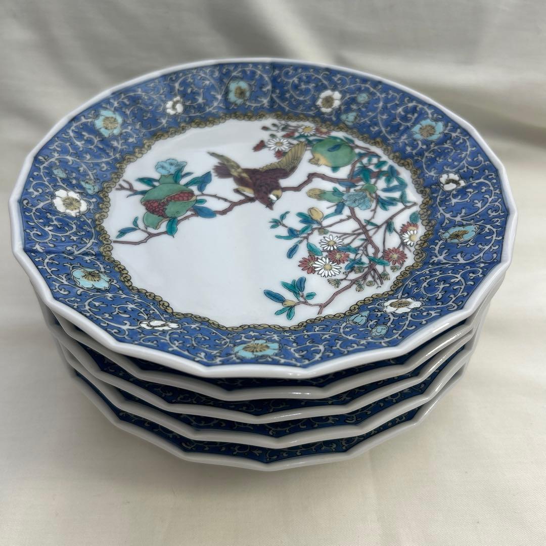 九谷　角福　お皿　５枚