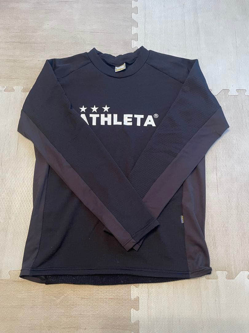 ATHLETA ピステ上下 Lサイズ ブラック　冬用ウェアセットアップ　Mサイズ