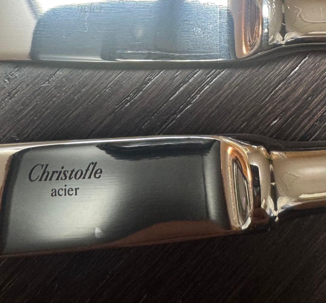 Christofle クリストフル　フィデリオ デザートナイフ　3本セット　②