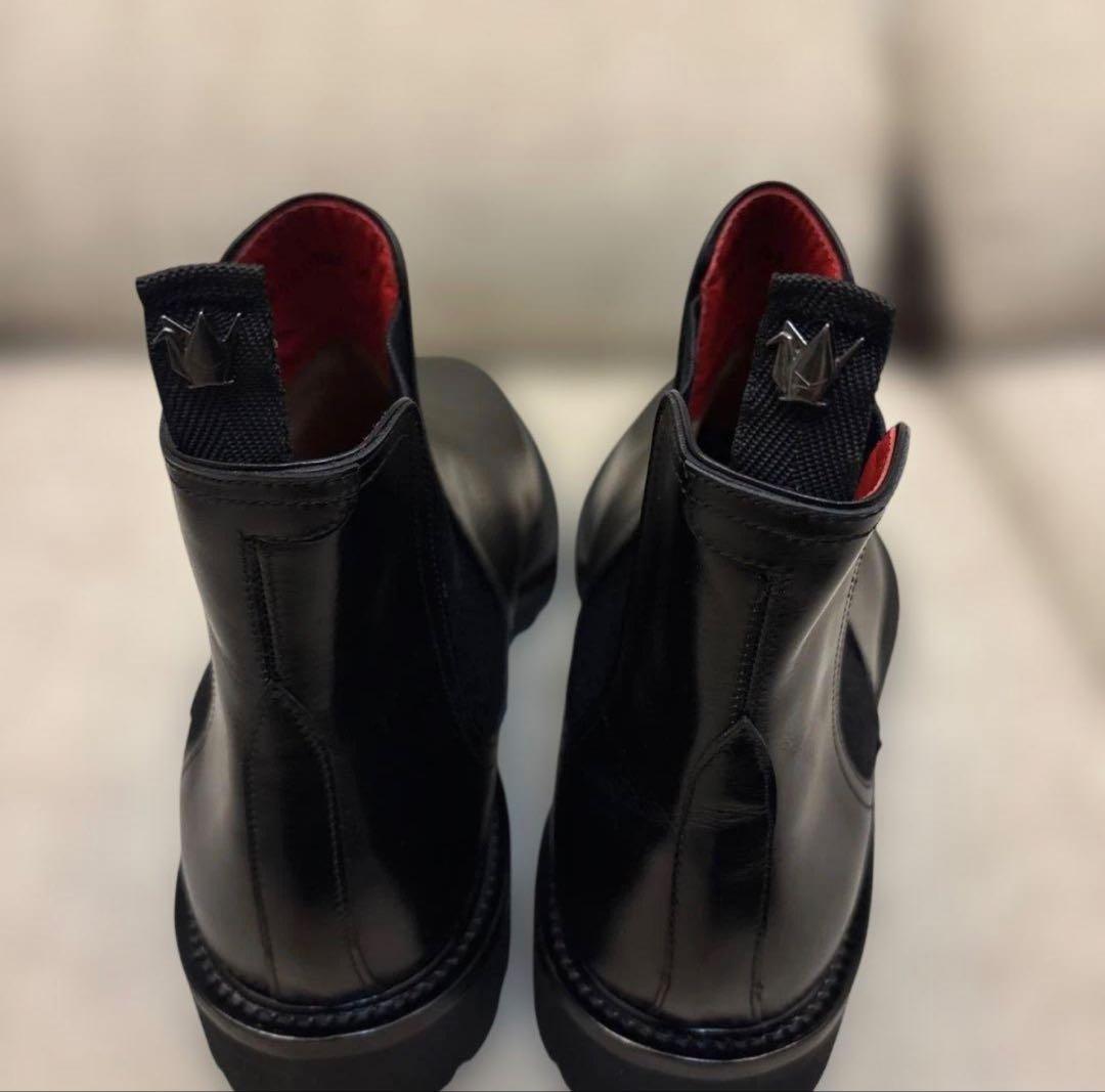 【新品2/3までタイムセール】1piu1uguale3 WHサイドゴアブーツ