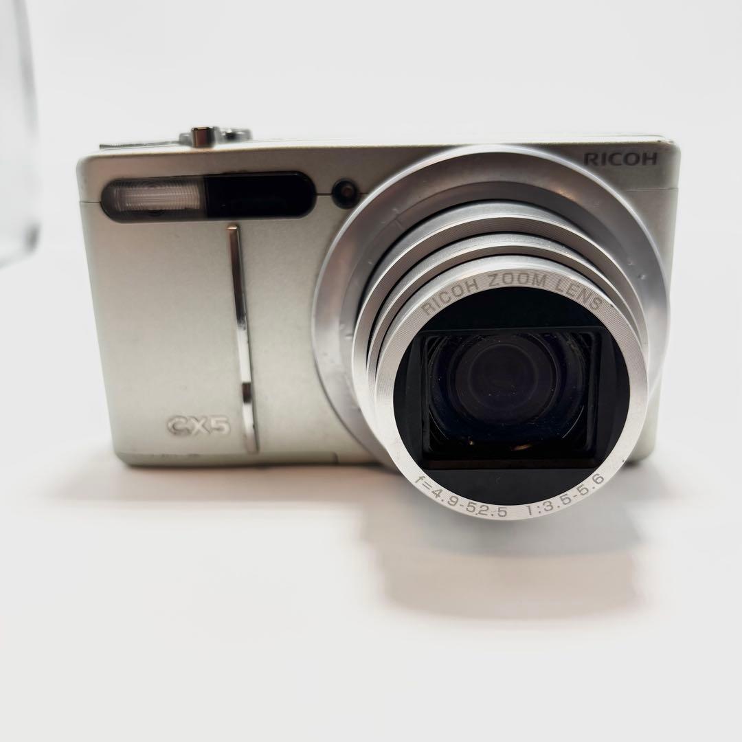 【週末限定値下げ】 RICOH CX5 シルバー コンパクトデジタルカメラ