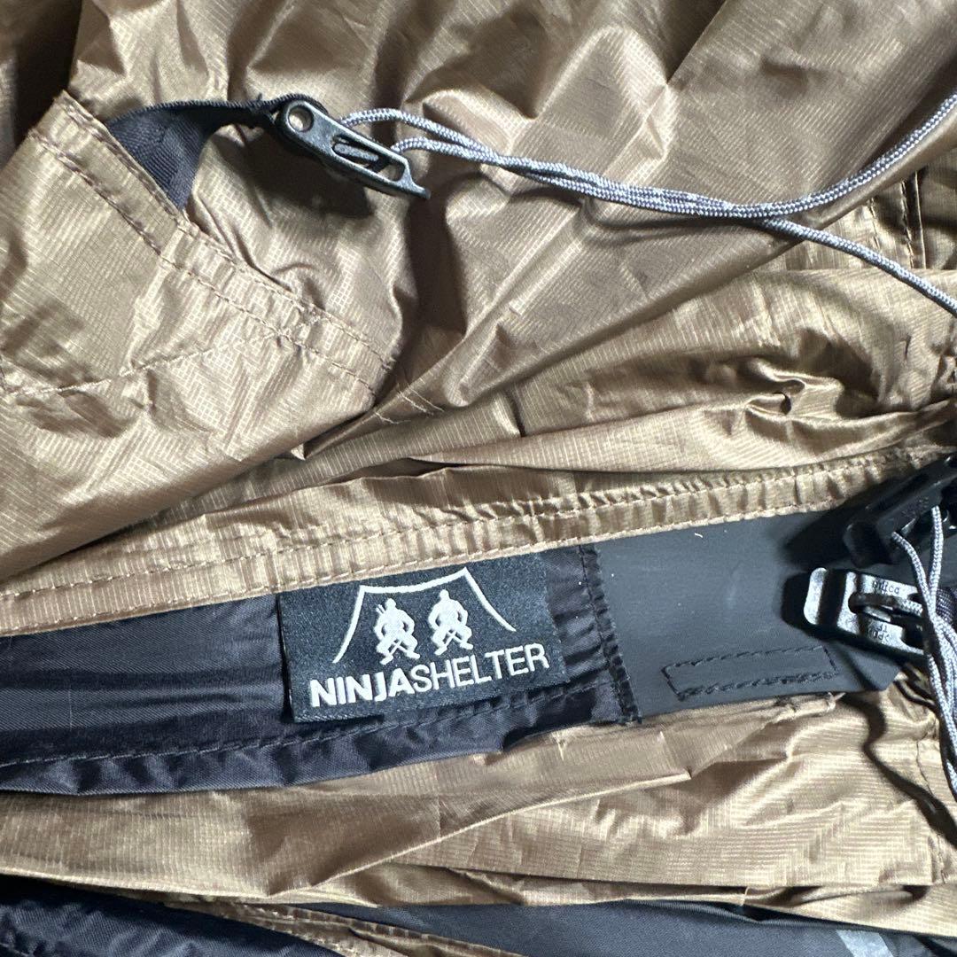 NINJA SHELTER キャンプテント ダークベージュ