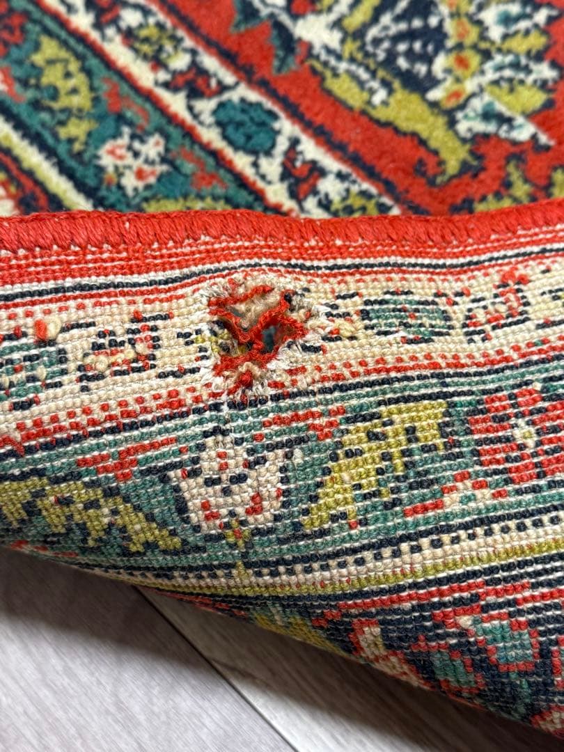 【ロシア製】ヴィンテージラグ(約194×281cm)ウズベキスタン蚤の市で購入