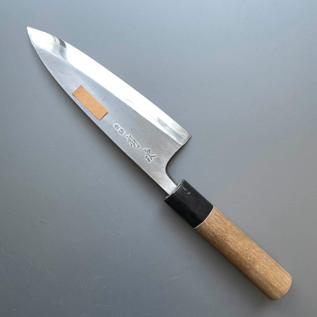 京都 有次 登録 出刃包丁 5寸（15cm）水牛柄 ほぼ使用感なし