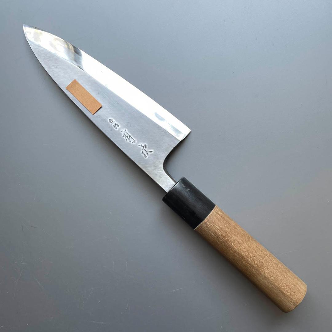 京都 有次 登録 出刃包丁 5寸（15cm）水牛柄 ほぼ使用感なし