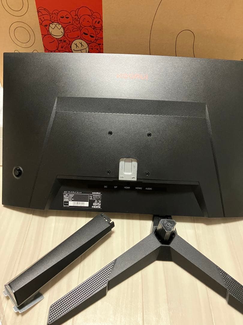 【美品】KOORUI 24E6C ゲーミングモニター 湾曲モニター 24インチ