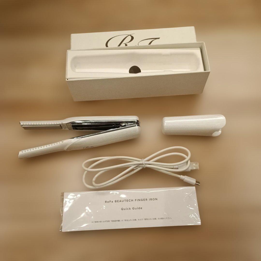 エ*ト様 ReFa フィンガーヘアアイロン ホワイト