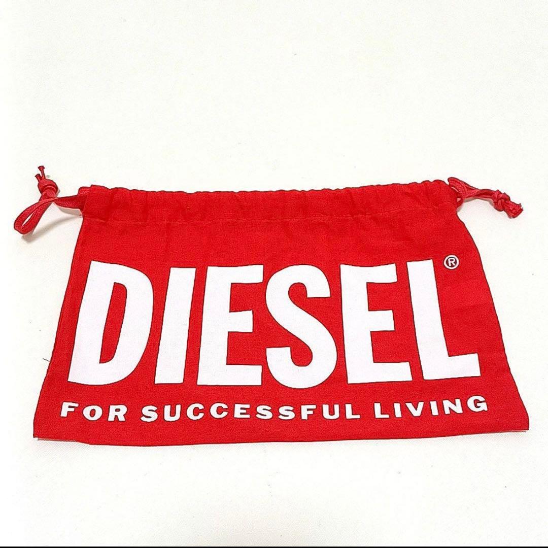 【美品】DIESEL　ディーゼル　メタルDバックル　カウレザー　ベルト　ブラック