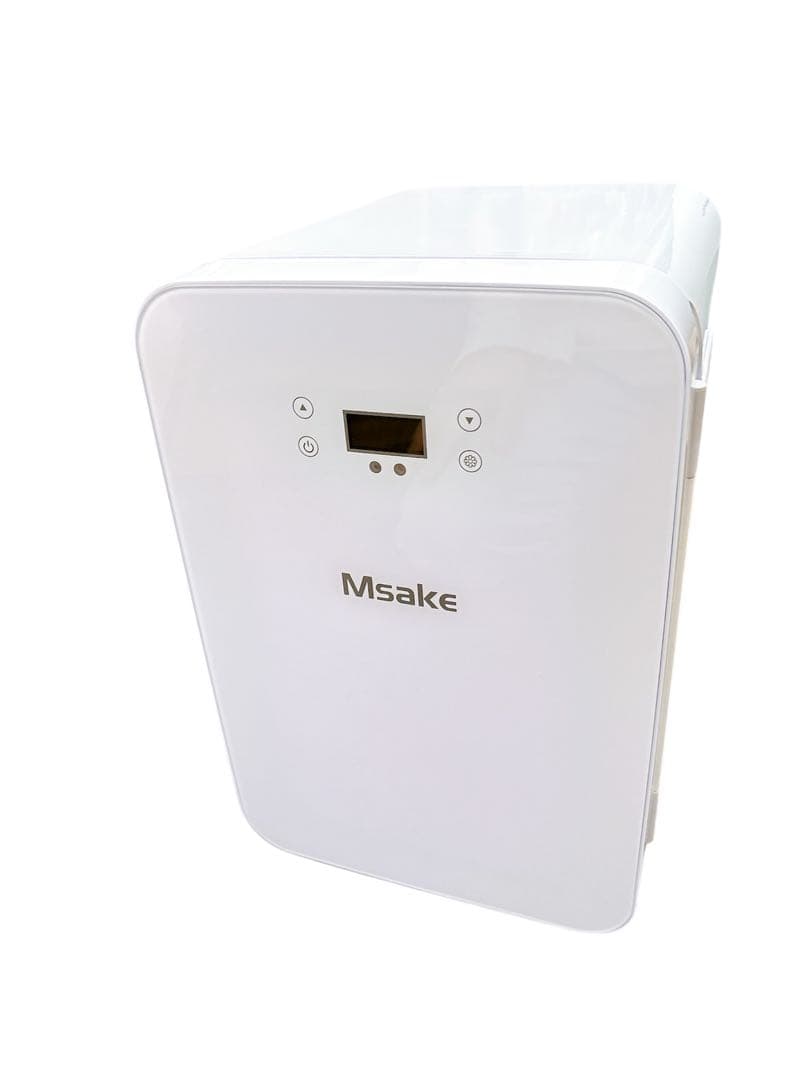 Msake ミニ冷蔵庫 12.8L 冷蔵庫 ポータブル 冷温庫 0℃~60℃