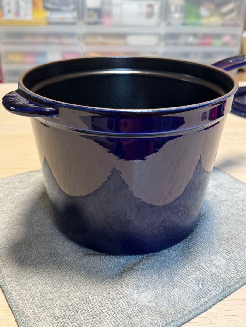 希少‼️‼️ ストウブ staub スープポット 18ブルー　美品‼️