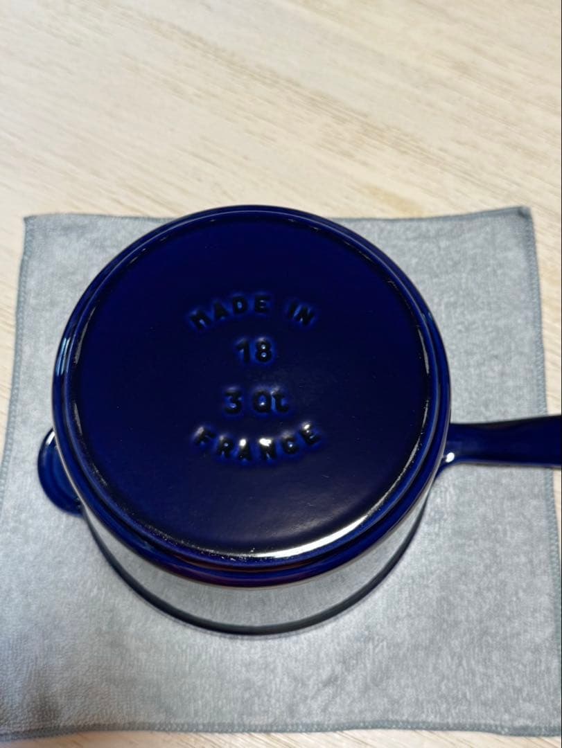 希少‼️‼️ ストウブ staub スープポット 18ブルー　美品‼️