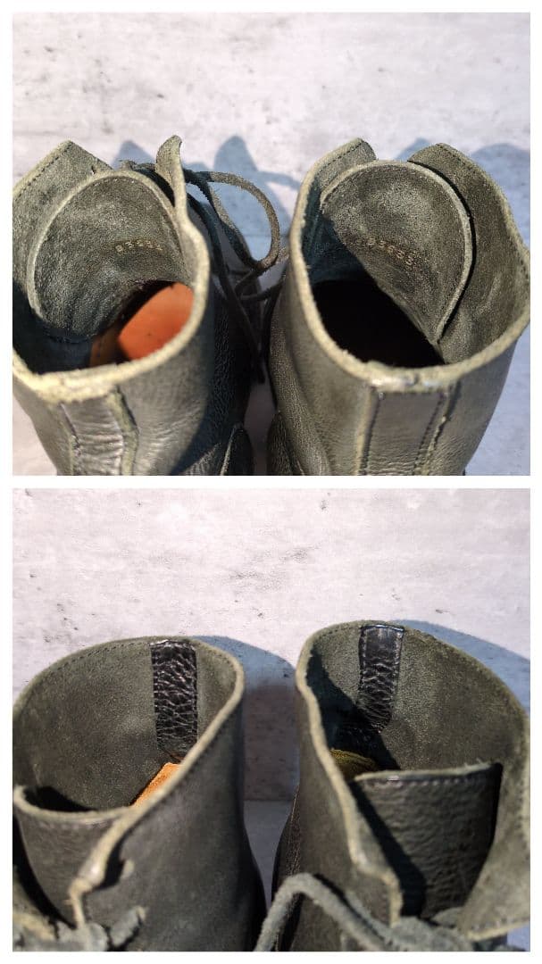 【BUTTERO】シボ革 レースアップブーツ☆ブラック☆B3533