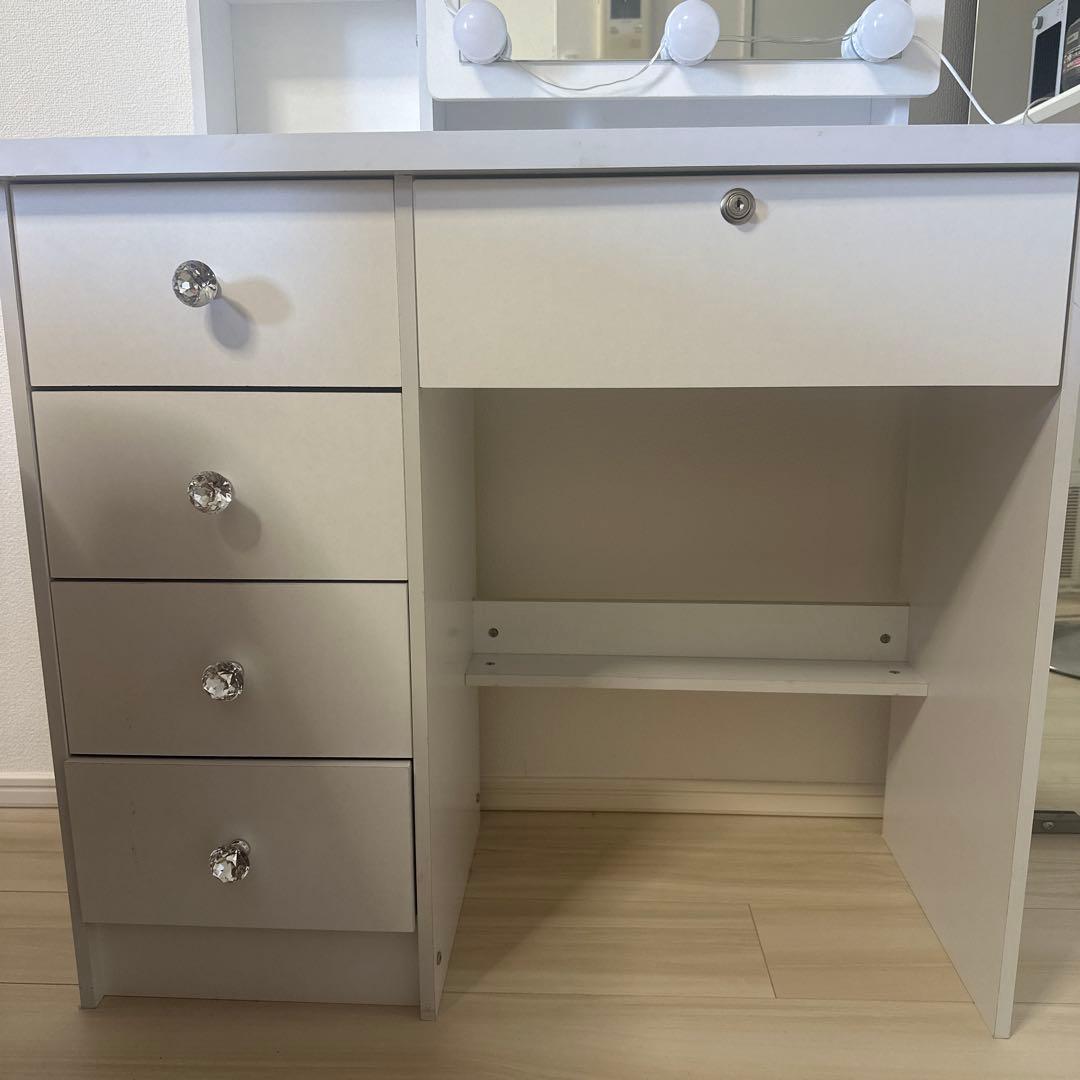 LED照明付きドレッサー 引取り限定