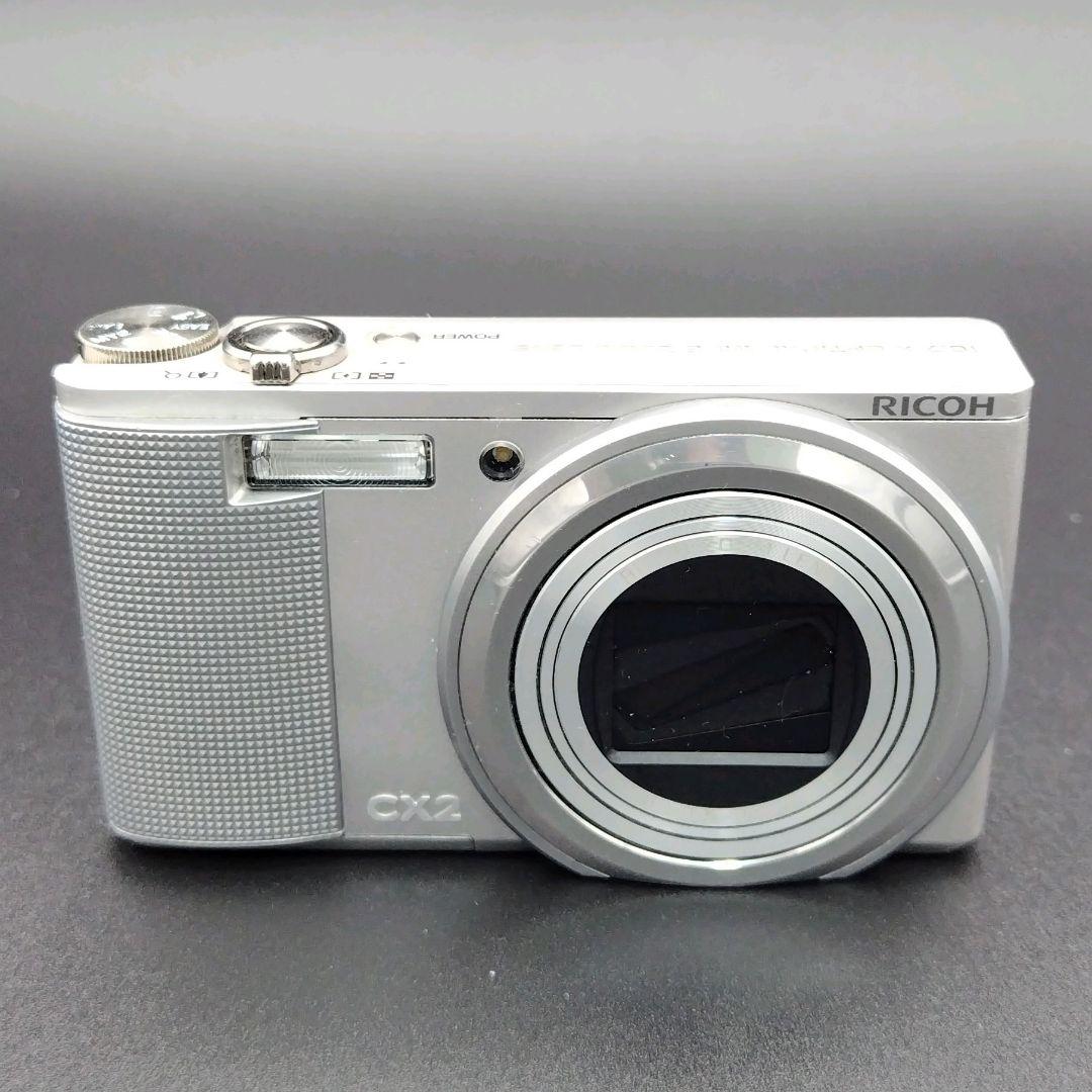 RICOH CX2 シルバー　バッテリー・充電器セット　動作確認済