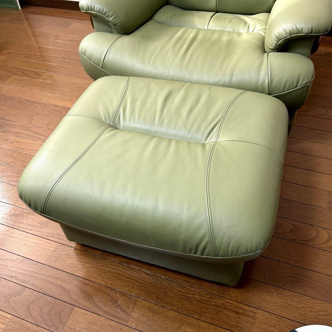 カリモク karimoku 回転式チェア　チターノ　レザー　1人掛け