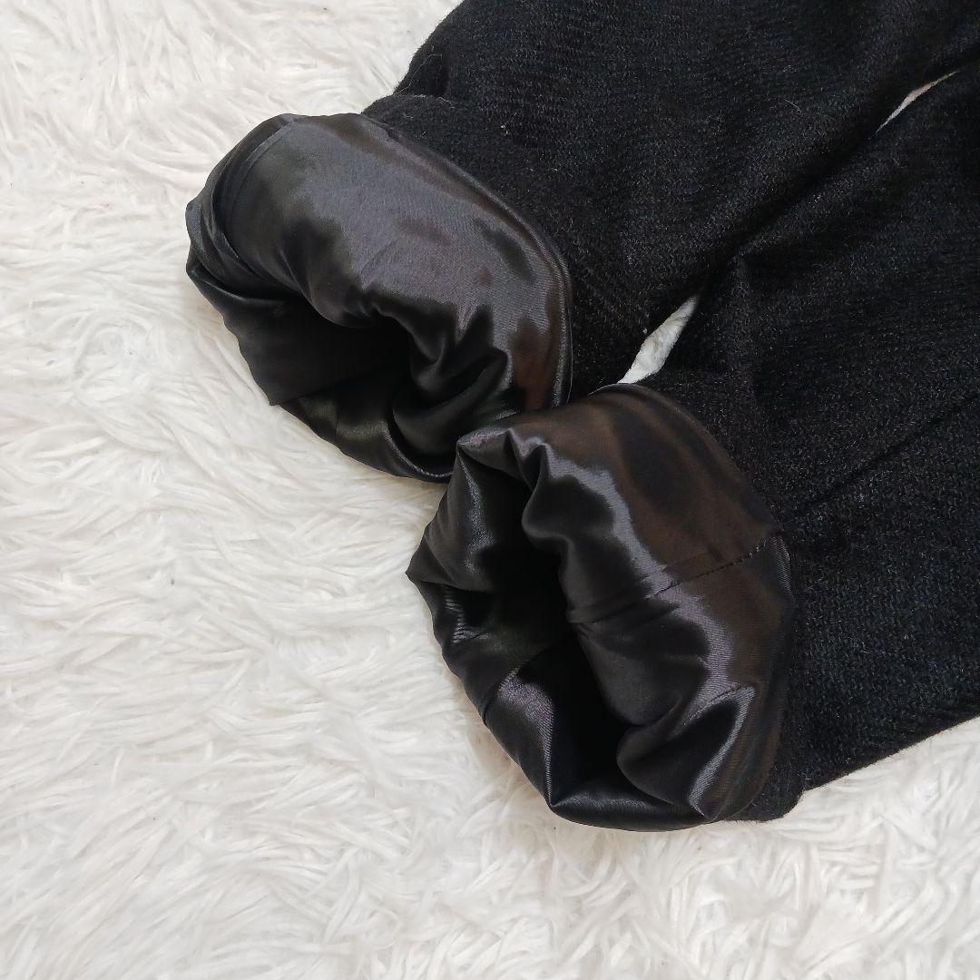 ✨未使用級✨ディズニーリゾート×ハリスツイード　ダッフル　ミッキーフード　L