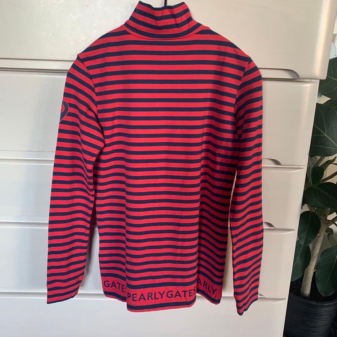 新品パーリーゲイツボーダーハイネックサイズ0