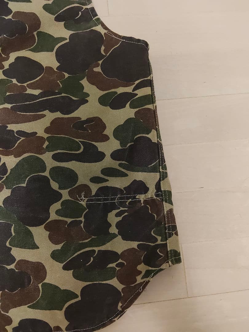 カーハート カモフラージュ ベスト ヴィンテージ USA 80s