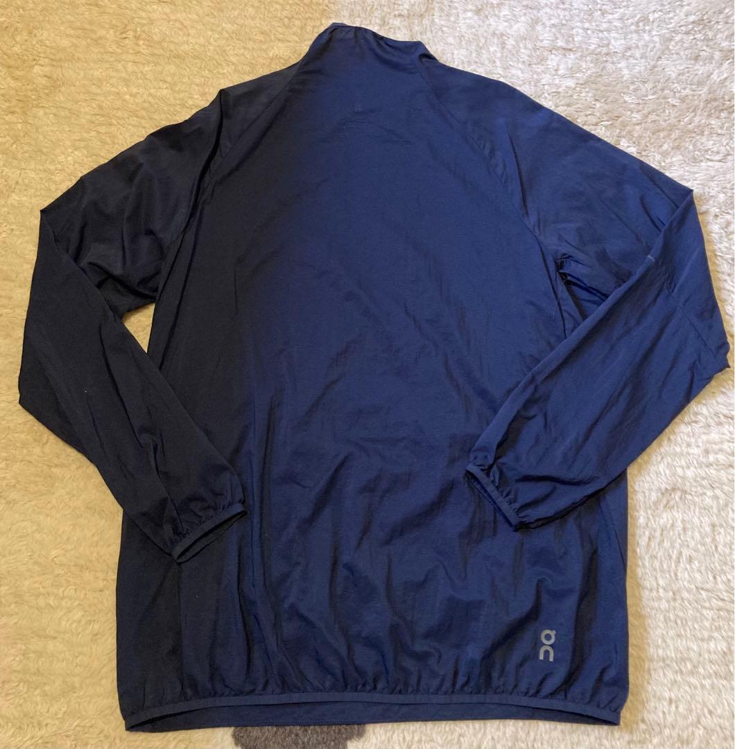 On アクティブジャケット　ネイビー Mサイズ [ランニングウェア ブレーカー]