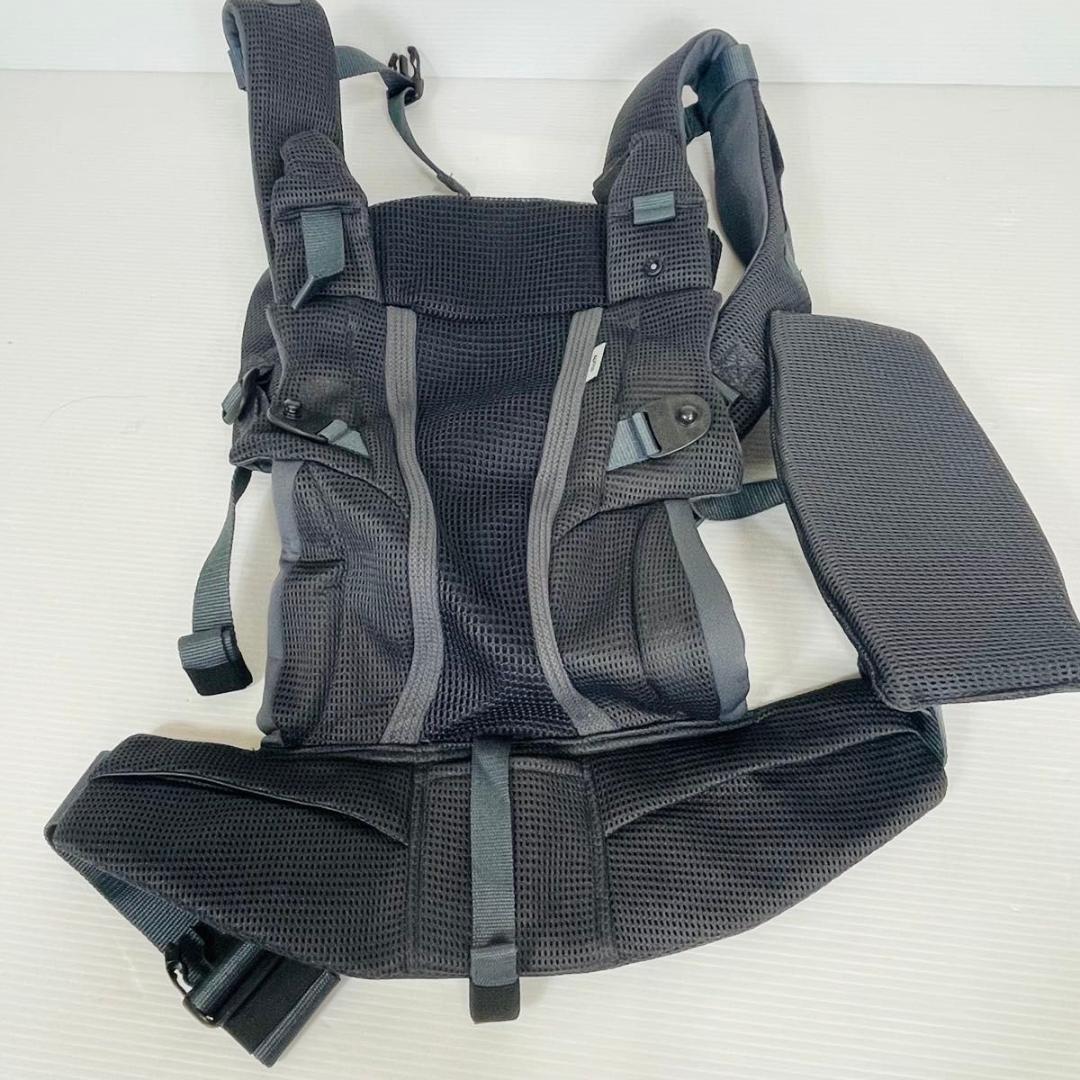 ★美品 Aprica Laclis アップリカ ラクリス 抱っこ紐 ダークグレー