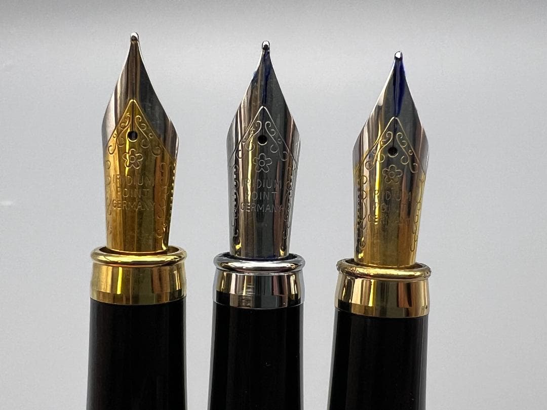 万年筆　蒔絵　龍虎　波鳥図　螺鈿装飾　3本セット