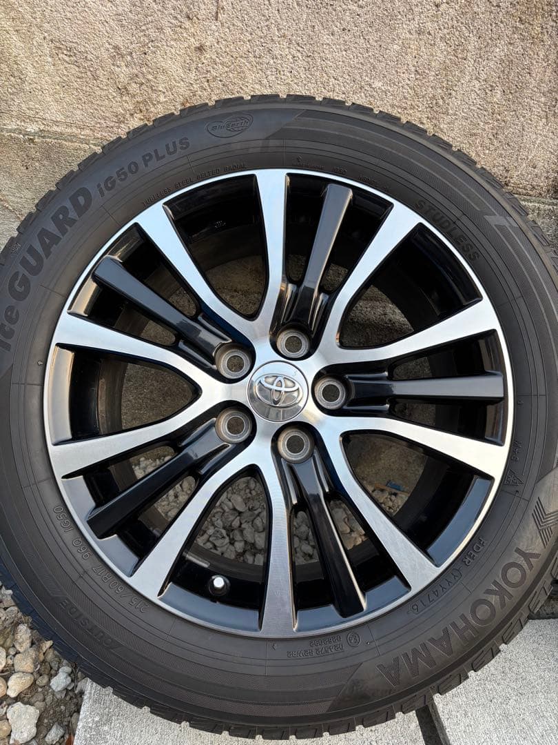 エスティマ 純正アルミ スタッドレス ice GUARD 215/60R17