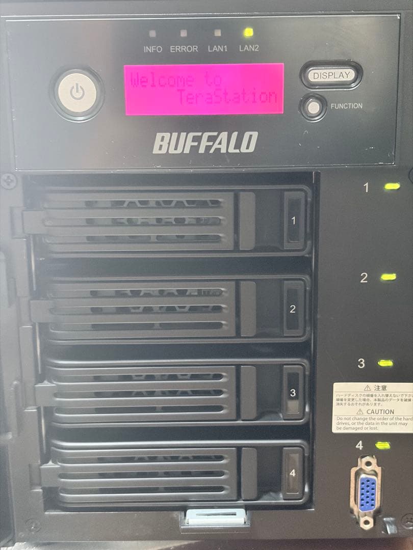 BUFFALO Terastation TS5400D 4ベイ NAS 4TB