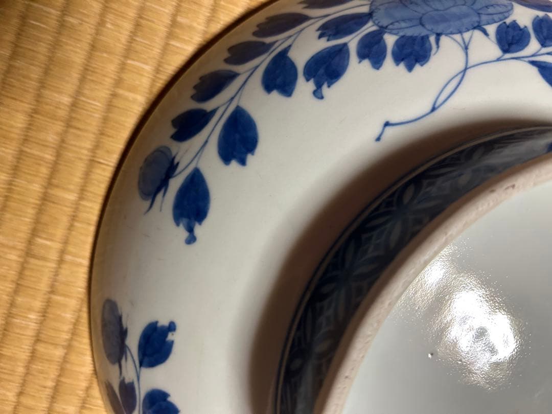 【内容必読】江戸後期　鍋島　大皿　梅紋