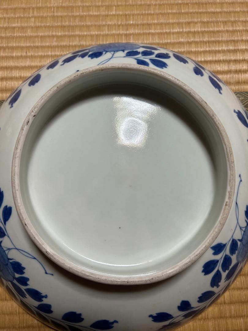 【内容必読】江戸後期　鍋島　大皿　梅紋