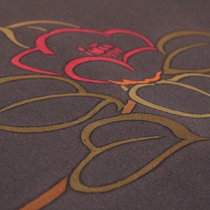 京ごふく【えり善】お誂え　最高級の塩瀬【手描き本友禅染】　新品の九寸名古屋帯です